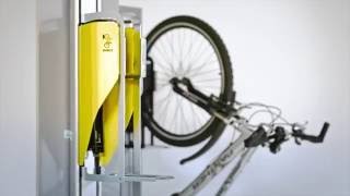 Vertical bicycle lift  PARKIS [upl. by Submuloc971]