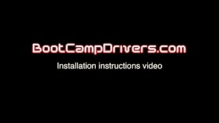 BootCampDrivers Installation Video [upl. by Elga]