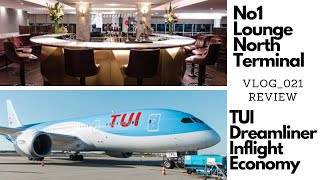 N°1 Lounge Gatwick North Terminal  Tui Dreamliner flight  Gatwick to Jamaica  Review [upl. by Artnoed]