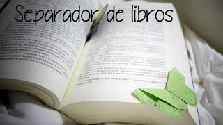 Separador de libros origami  Mariposa [upl. by Lahcear]