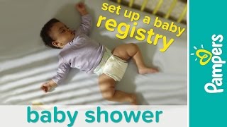 Baby Haul Checklist for Baby Registry  Pampers [upl. by Salguod708]