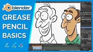 Learn Grease Pencil 2D Animation in Blender 28 Alpha 2 [upl. by Aniratak]