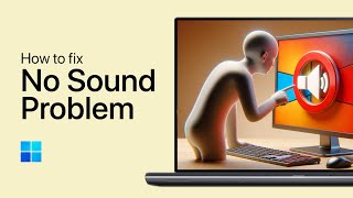 Windows 11  How To Fix No Sound Output Problem [upl. by Mylander429]