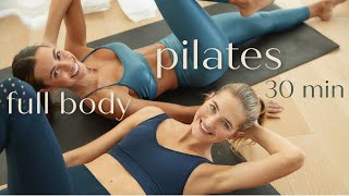 30 MIN Full body Pilates workout  Strengthen and Toning  14 Day Full Body Challenge [upl. by Cate]