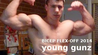 Web Biceps 2014 flex off  Young Muscle [upl. by Ydurt]