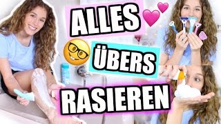 RICHTIG RASIEREN DIYs Methoden amp Tipps für ANFÄNGER ♡ BarbaraSofie [upl. by Ackler572]