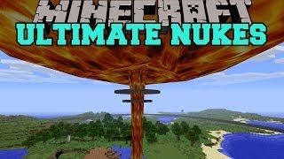 Minecraft ULTIMATE NUKES NUKE AND TZAR BOMBA HUGE EXPLOSIONS Mod Showcase [upl. by Aceissej]