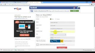Easy Create Way2Sms Account [upl. by Naggem]