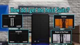 Notoriety  BadgeSuit Guide  How to get all the Heist Obtainable Suits [upl. by Llednik472]