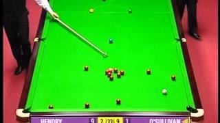 2004 World Snooker Championship SF Ronnie OSullivan vs Stephen Hendry Session 2 BBC [upl. by Ydaf]