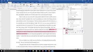 How To Add Comments And Feedback To Word Document [upl. by Lienet925]