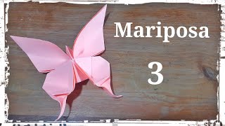 Mariposa de Papel 3  Origami [upl. by Malvino]