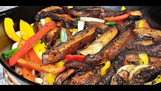 Easy Mushroom Fajitas Recipe  Veggie Fajitas Recipe  HD Cooking Video [upl. by Carlyn600]