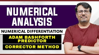 Adam Bashforth Predictor And Corrector Method  Solution Of ODE By NA [upl. by Fiore]