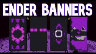 ✔ TOP 4 ENDER BANNERS IN MINECRAFT TUTORIAL [upl. by Aneert922]