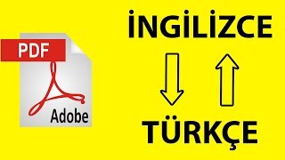 PDF Dosyasının Dilini Değiştirme  İngilizce Makale Çeviri [upl. by Belia]