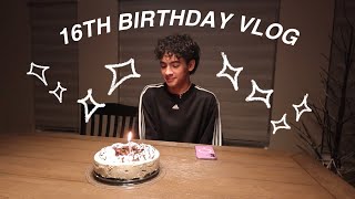 MY 16TH BIRTHDAY VLOG [upl. by Aerdua]