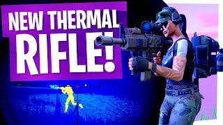 The New Thermal Rifle is AWESOME  Fortnite Thermal Scoped Assault Rifle Gameplay [upl. by Nylessej]