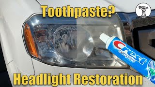 EASY and FREE Way to Clean and Restore Your Headlights [upl. by Reniti]