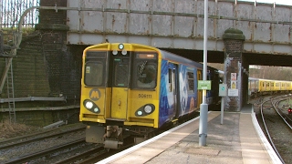 Half an Hour at 216  Birkenhead North Station 1022017  Class 507 508 terminus [upl. by Ahsital342]