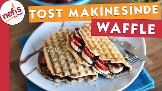 Tost Makinesinde Waffle Nasıl Yapılır [upl. by Ayita]