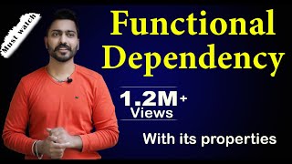 Lec23 Functional Dependency amp its properties in DBMS in HINDI [upl. by Cuttler309]