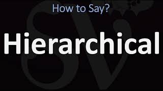 How to Pronounce Hierarchical CORRECTLY [upl. by Ihtac]