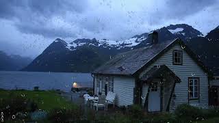 Thunderstorm Sounds by the Lake House  Thunder and Rain for Sleeping Relaxing or Study [upl. by Brigg]