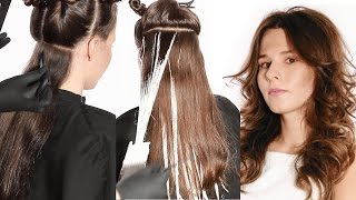 Coloration des cheveux ✄ Balayage Tutorial [upl. by Francklin]