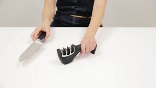 How to use 3 in 1 knife sharpener [upl. by Kristen517]