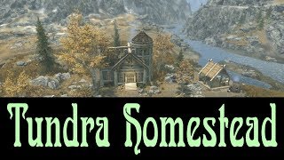 Skyrim SE Tundra Homestead Creation Club Player Home Review [upl. by Lambrecht]