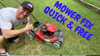 Lawn Mower Won’t Start Troy Bilt TB230 [upl. by Ahsienal]