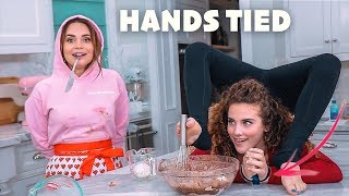 BAKING WITH NO HANDS feat Rosanna Pansino [upl. by Htaras415]