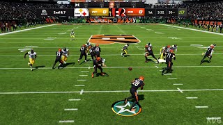 Madden NFL 22  Pittsburgh Steelers ​vs Cincinnati Bengals ​ Gameplay PS5 UHD 4K60FPS [upl. by Menendez]