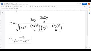 Google Docs Using Equation Editor [upl. by Correna253]