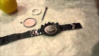 Changing The Battery In A Fossil Watch DIY [upl. by Tori346]