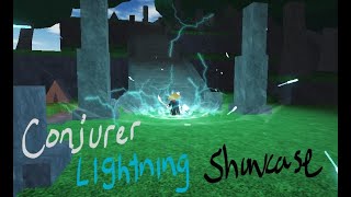 Arcane Odyssey OP Lightning Conjurer Showcase [upl. by Lisha452]