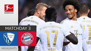 VfL Bochum  FC Bayern München 07  Highlights  Matchday 3 – Bundesliga 202223 [upl. by Limber]