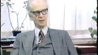 B F Skinner  Skinner on Behaviorism 1977 [upl. by Ordnagela150]