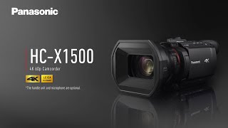 Introducing Panasonic 4K 60p Camcorder HCX1500 [upl. by Kubetz]