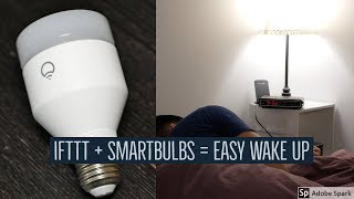 Wake Up Lights using Smart Bulbs Tutorial [upl. by Asek513]