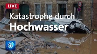 Hochwasser in Deutschland Katastrophe durch Unwetter [upl. by Rekab989]