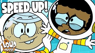 Anytime Someone Says “Space” It Speeds Up  The Loud House [upl. by Boswall]