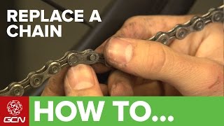 How To Replace A Bicycle Chain [upl. by Daggett]