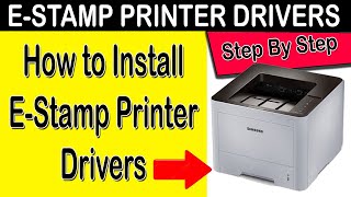 Estamp Printing Drivers Installation for Samsung MF 3220 detail explanation  clbr [upl. by Olympe]