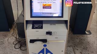 Using Airport kiosk to print Boarding pass post lockdown flights [upl. by Joceline]