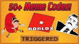 50 Roblox Meme CodesIDs 2020 [upl. by Percival]