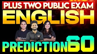 Plus Two Public Exam English  Prediction 60  Eduport Plus Two [upl. by Bellina]