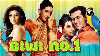 Biwi No 1 Hindi Movie  Karishma Sushmita Salman Khan amp Anil Kapoor Comedy [upl. by Aicella]