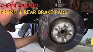 Chevy Camaro Brembo Brakes Front amp Rear Replacement [upl. by Hein776]